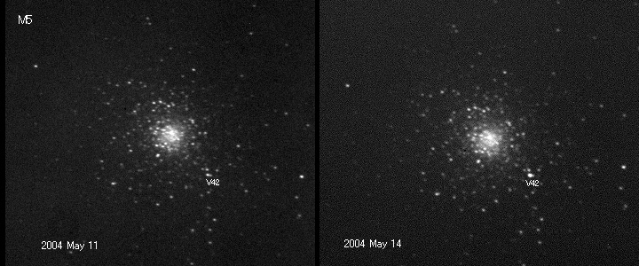 M5V42 CCD images